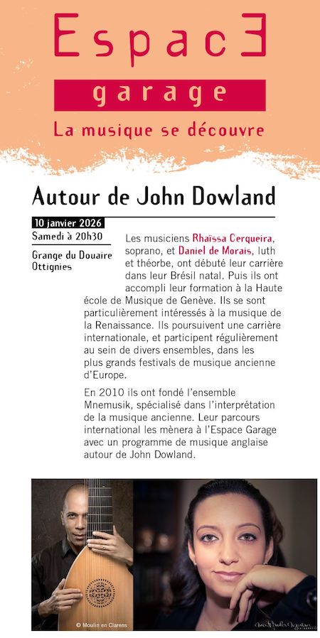 Annonce concert 10 janvier