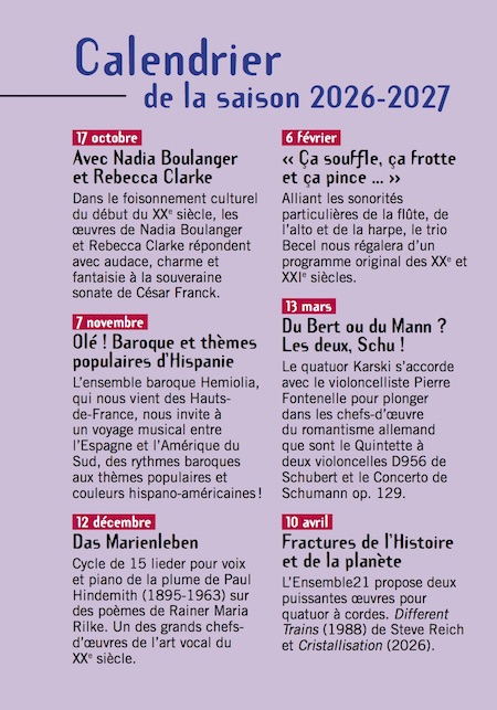 Verso brochure